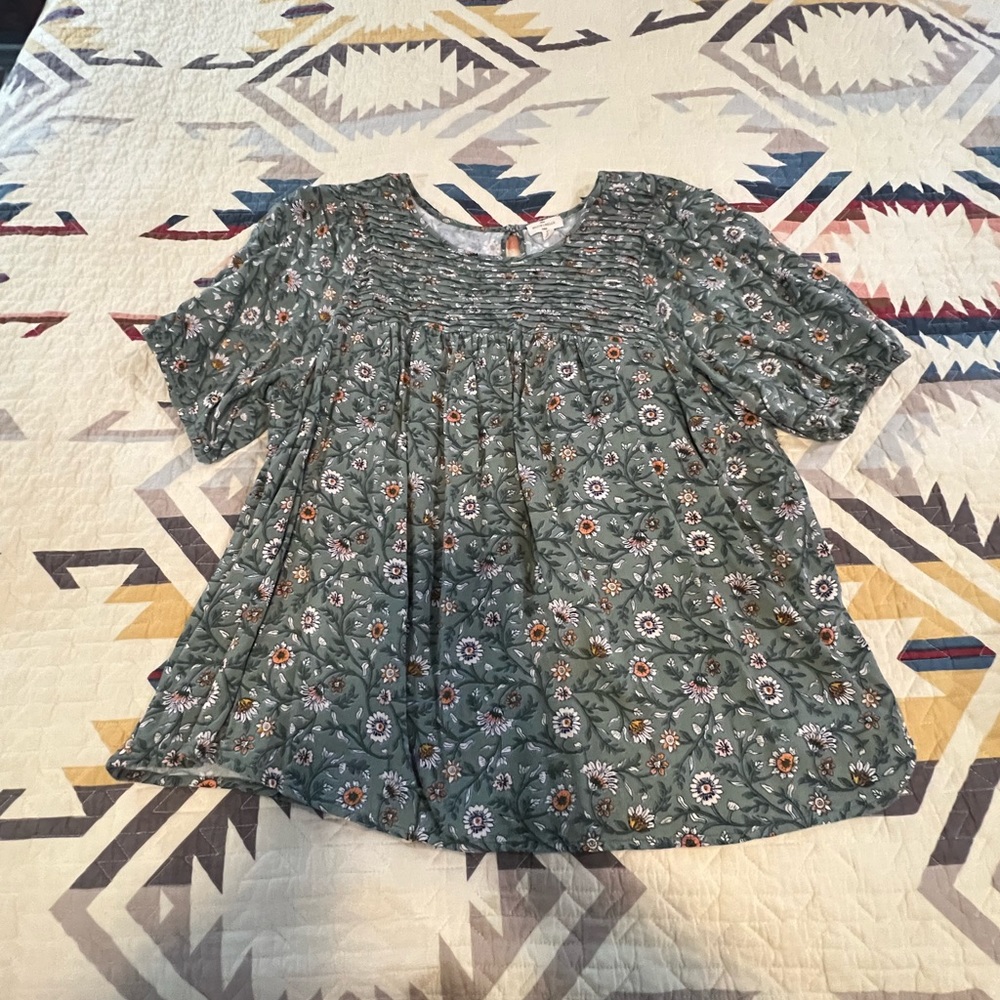 Mason & belle spring blouse 1x
